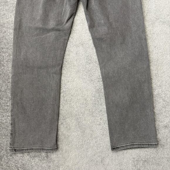 Levi's Wedgie Straight Jeans Womens 30x28 Gray High Rise Stretch Denim Red Tab - Picture 13 of 13